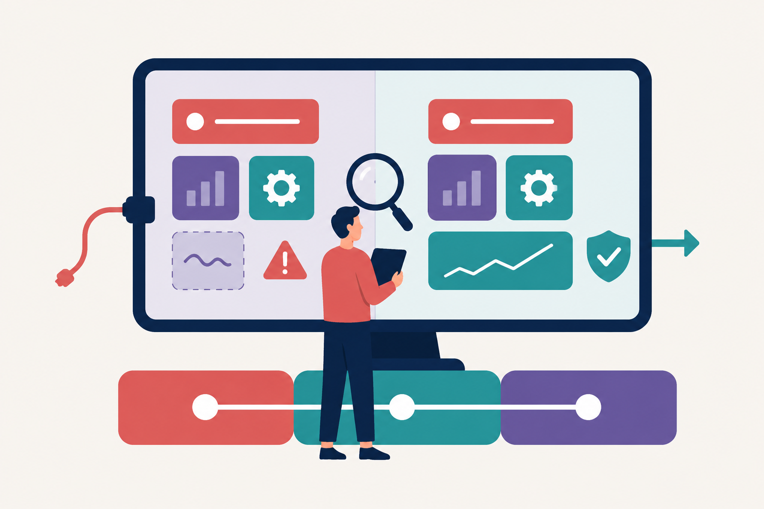 Turn business data into working software illustration